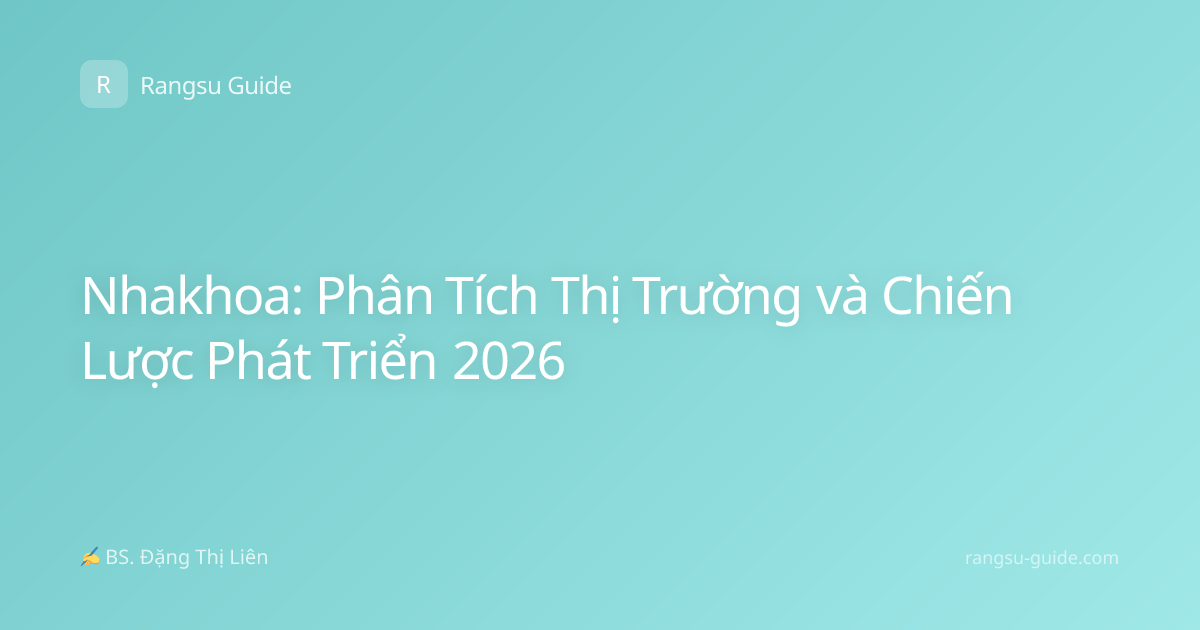 Nhakhoa: Phân Tích Thị Trường và Chiến Lược Phát Triển 2026